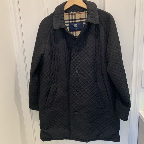 Burberry Jackets & Blazers - Burberry London black quilted jacket. Size 10